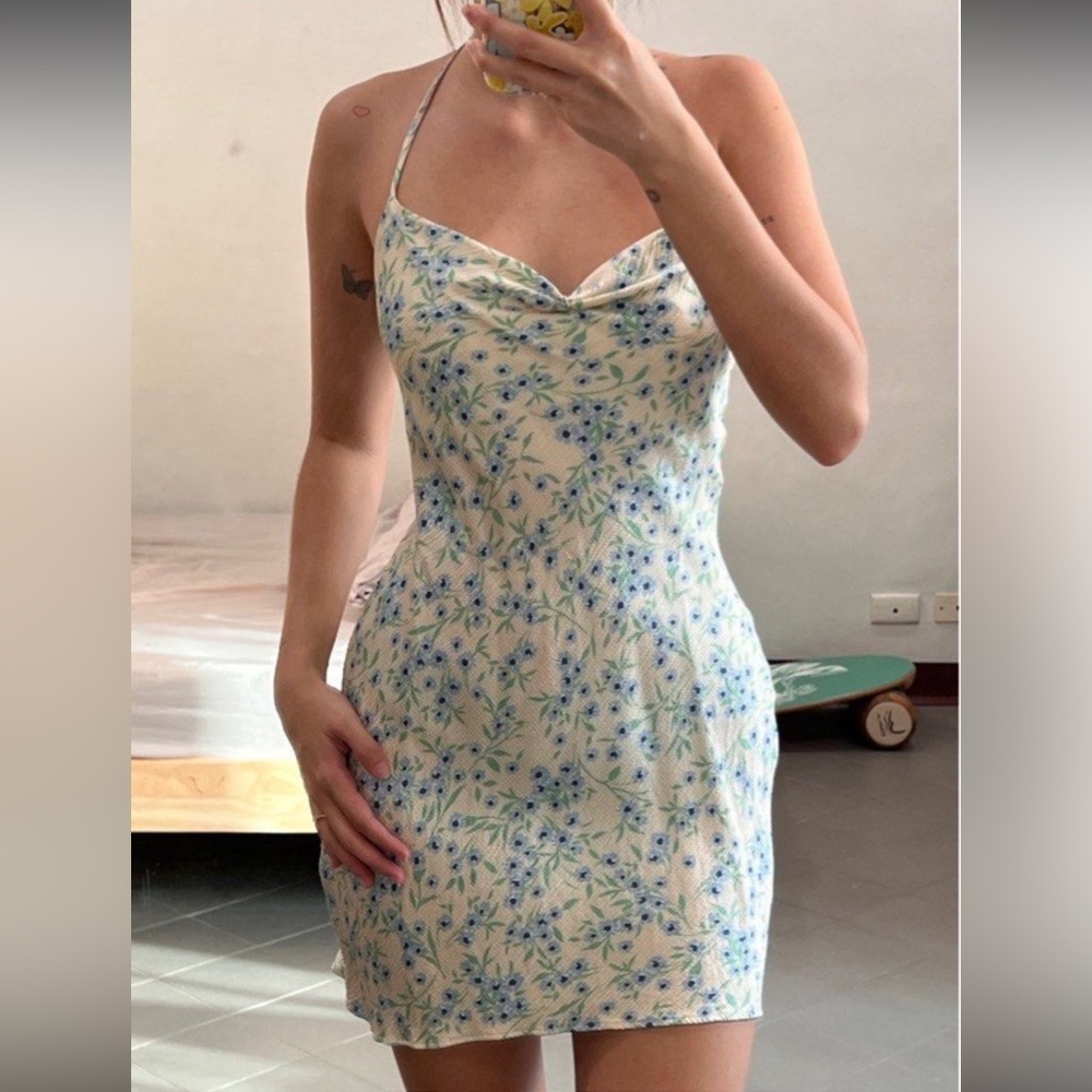 ZARA Mini Slip Dress